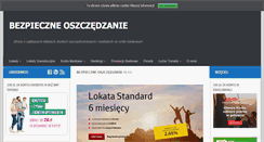 Desktop Screenshot of bezpieczneoszczedzanie.com.pl